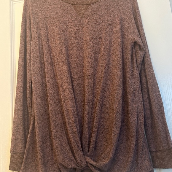 Women’s Sweater Burgandy Pullover LS Size L - Picture 5 of 7